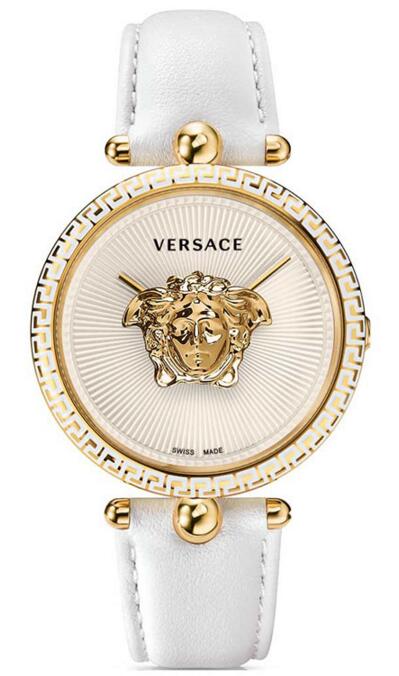 Review Replica Versace Palazzo Empire VCO040017 gold-plated stainless steel watch - Click Image to Close